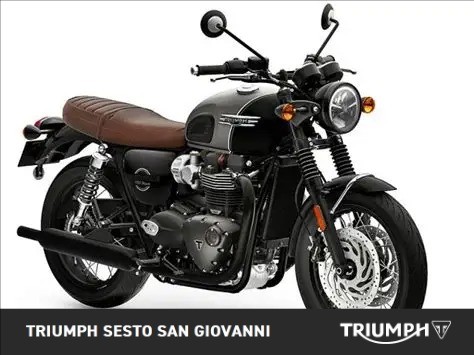 TRIUMPH Bonneville 1200 T120 Black Matt Silver Ice / Matt Sapphire B